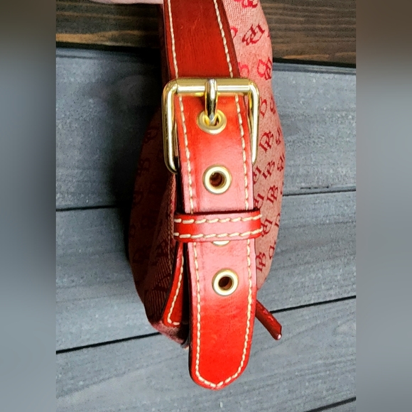 Vintage Dooney & Bourke Canvas & Leather Trim Handbag - Picture 5 of 7